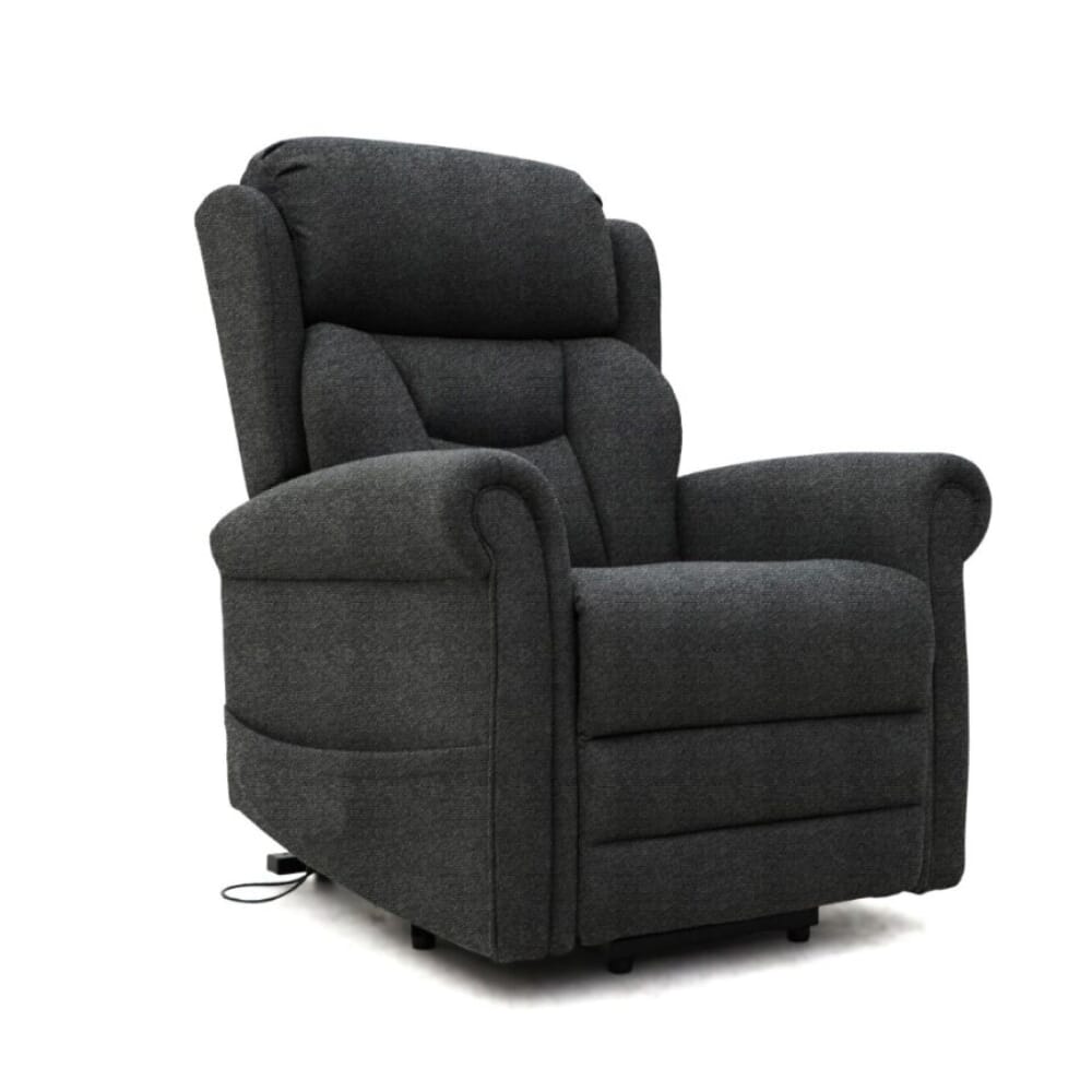 View Dallux Nevis Dual Motor Riser Recliner Chair Graphite information