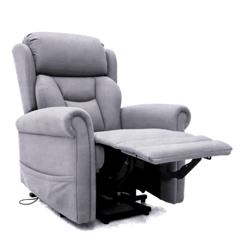 dallux nevis four motor riser recliner chair grey reclining