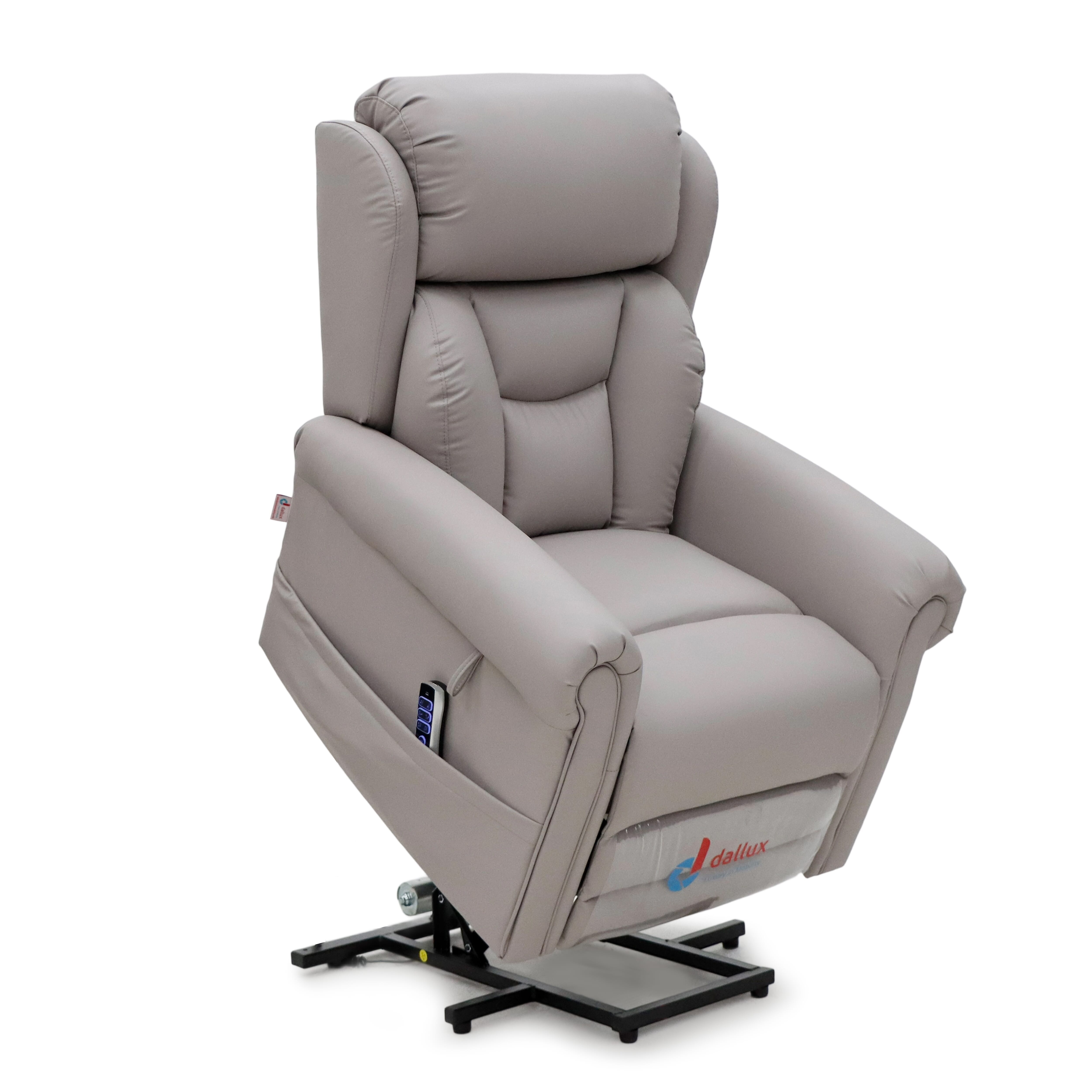 dallux nevis healthcare luxury rise recline chair pebble rising