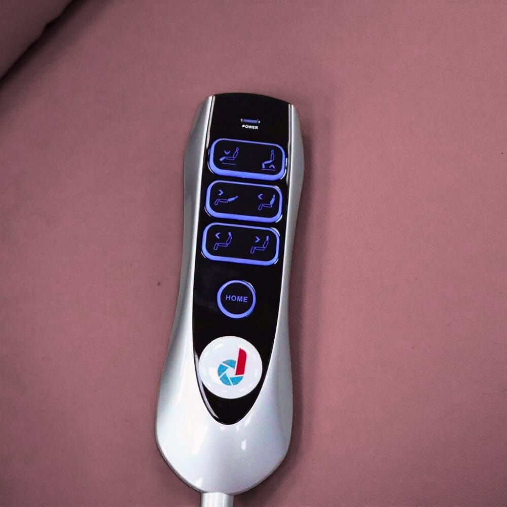 dallux nevis healthcare luxury rise recline chair petal control