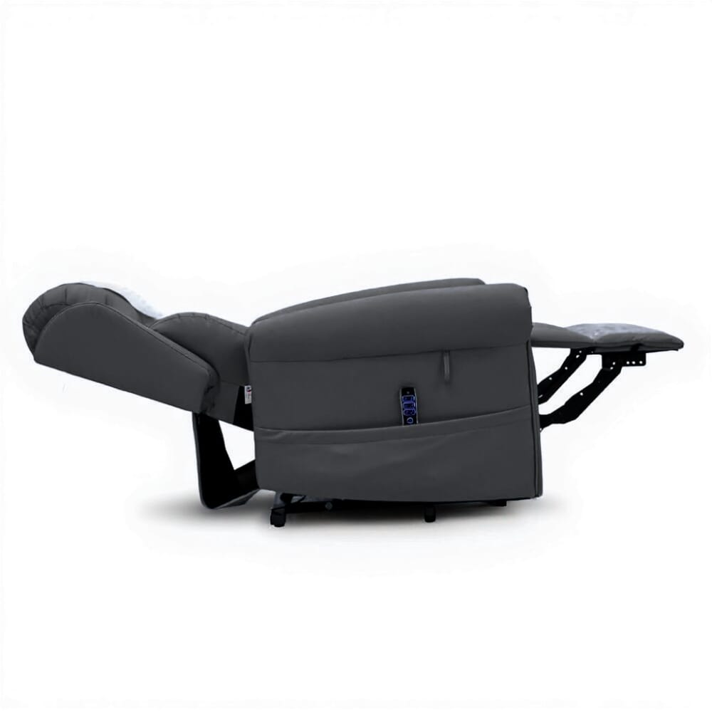 dallux nevis healthcare luxury rise recline chair slate reclining