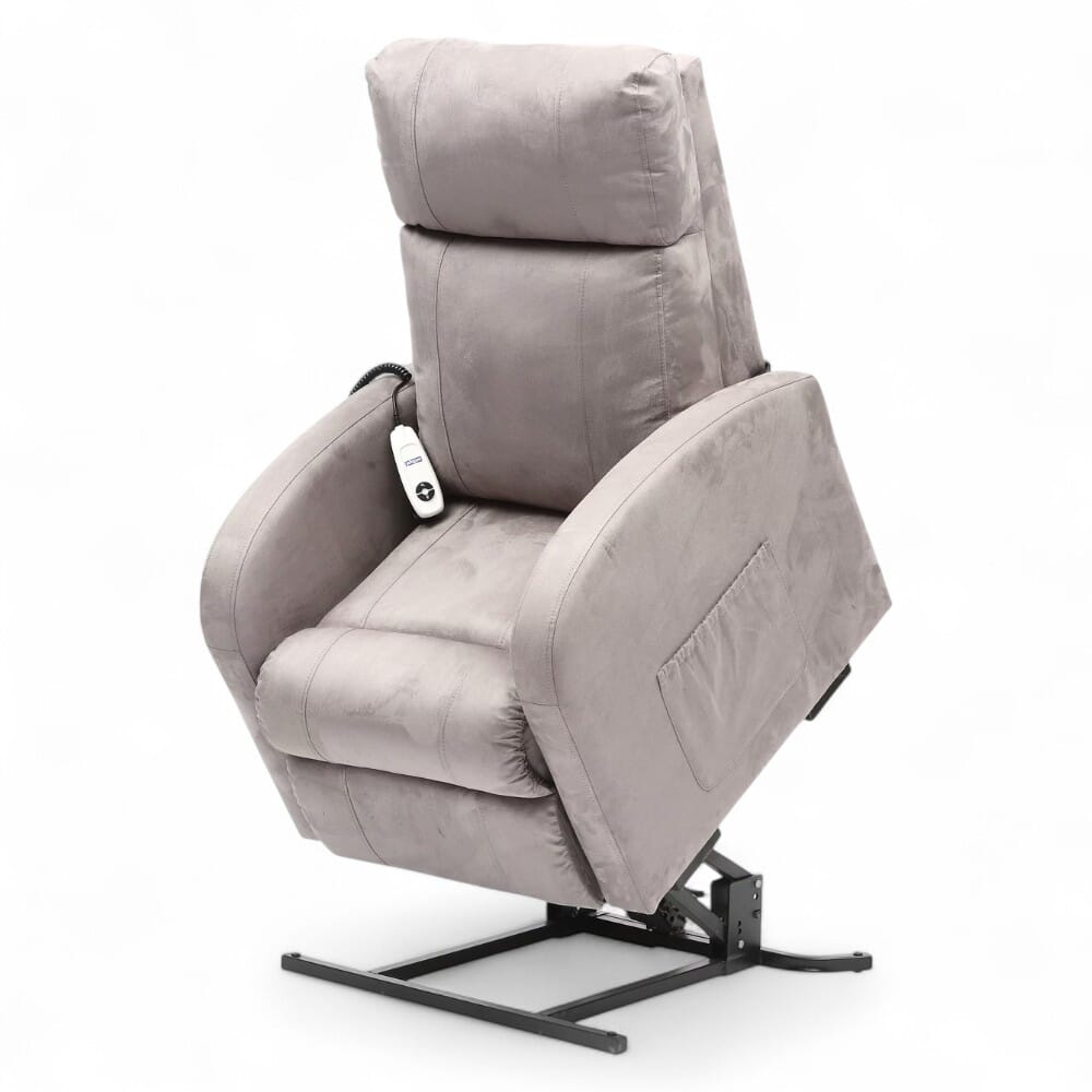 daresbury riser recliner chair pebble grey rising