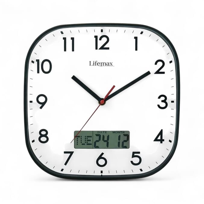 day and date wall clock