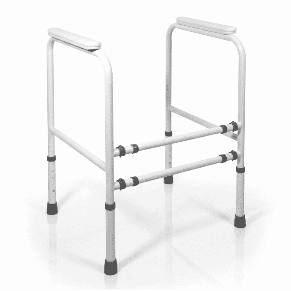 days adjustable aluminium toilet surround without floor fixing feet