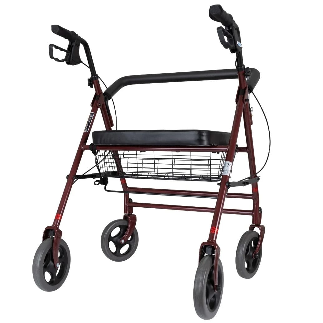 days bariatric heavy duty rollator 111 from rear