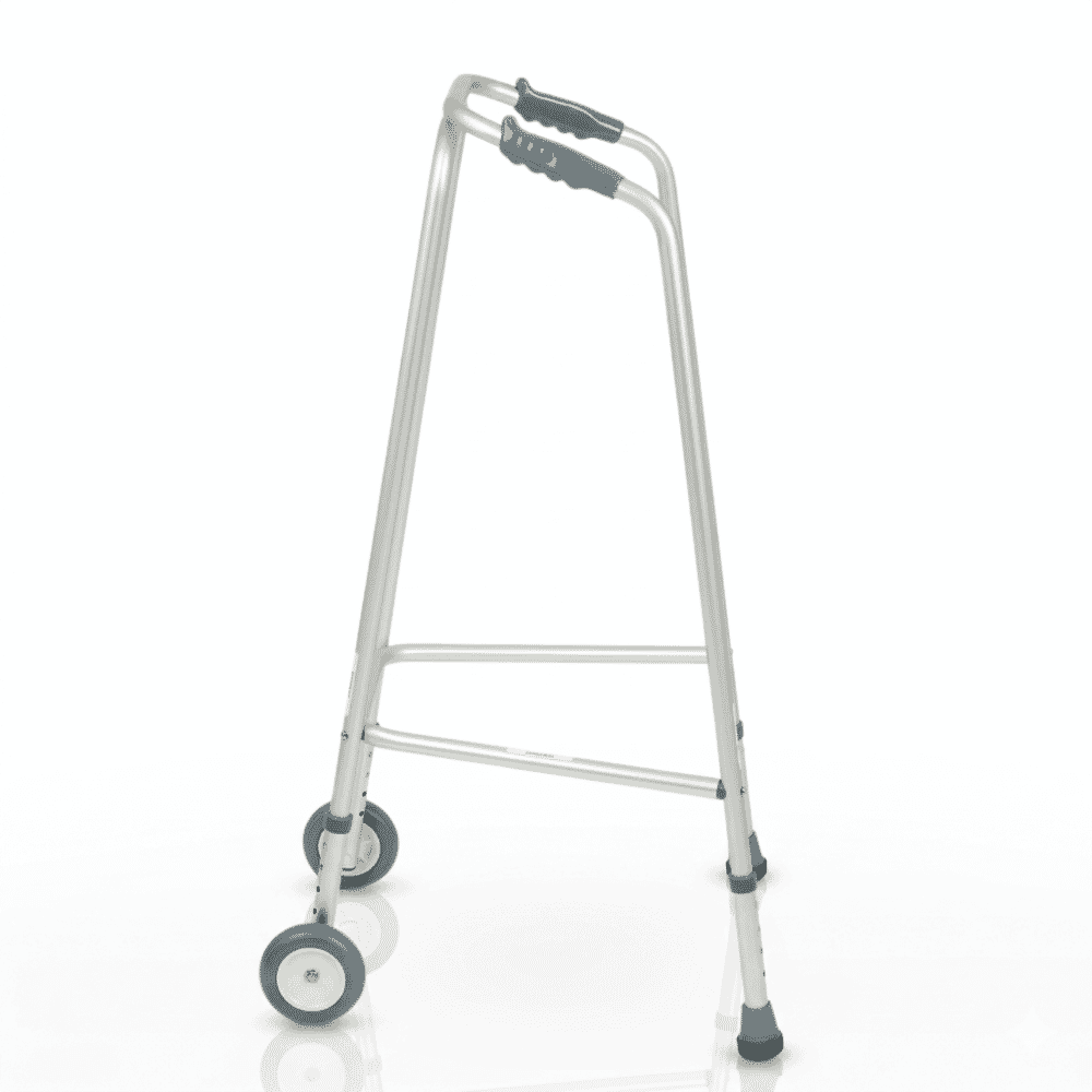 days height adjustable wheeled walking frame narrow large side