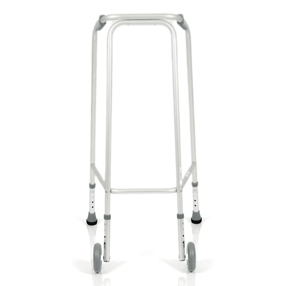 days height adjustable wheeled walking frame narrow large