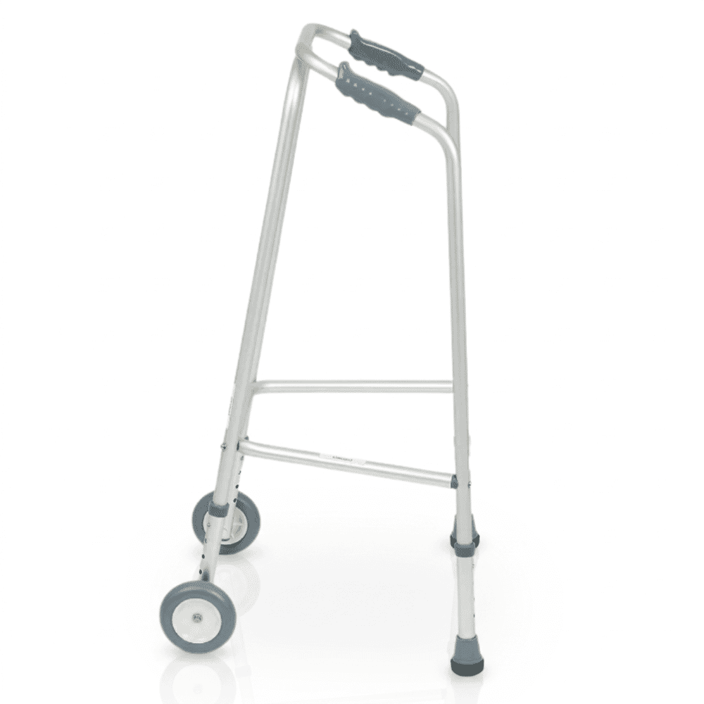 days height adjustable wheeled walking frame narrow medium side