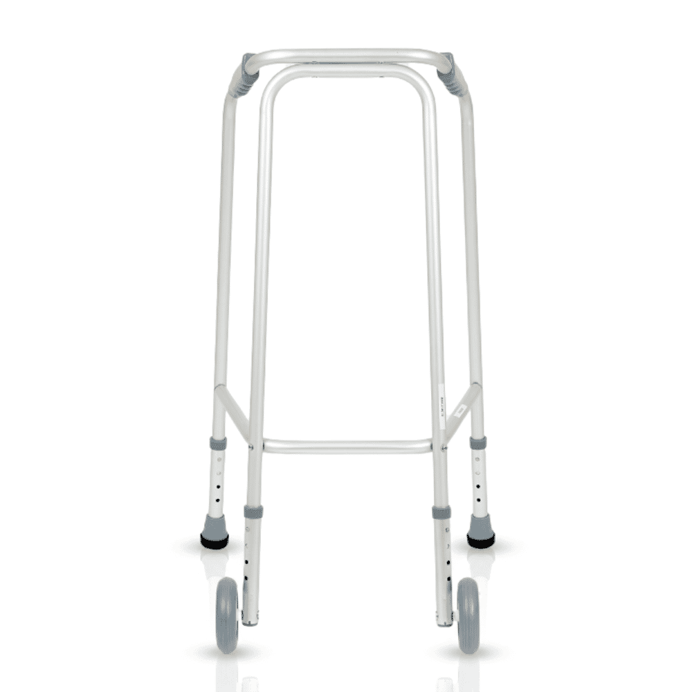 days height adjustable wheeled walking frame narrow medium