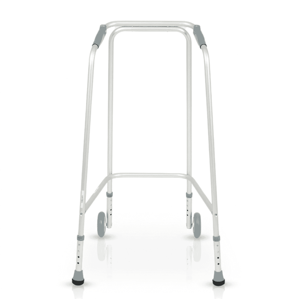 days height adjustable wheeled walking frame standard large back