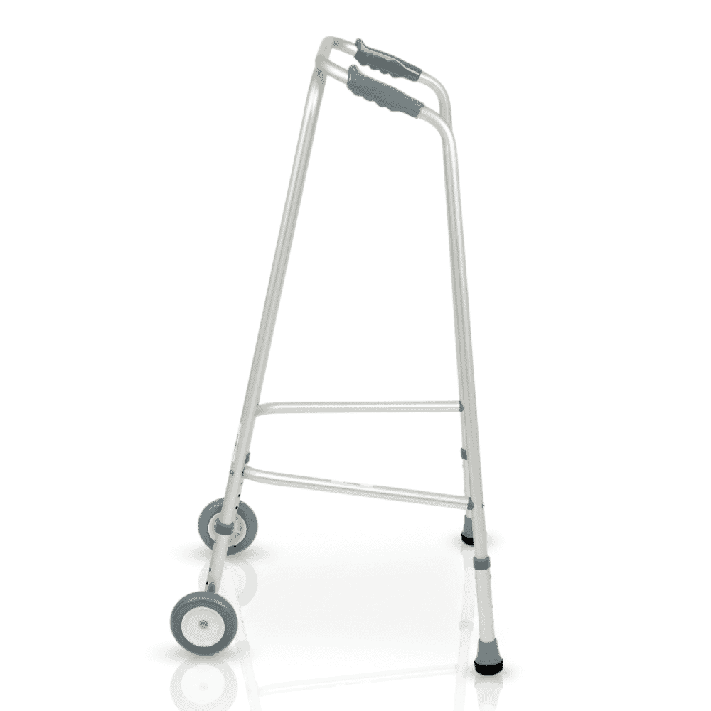 days height adjustable wheeled walking frame standard large side