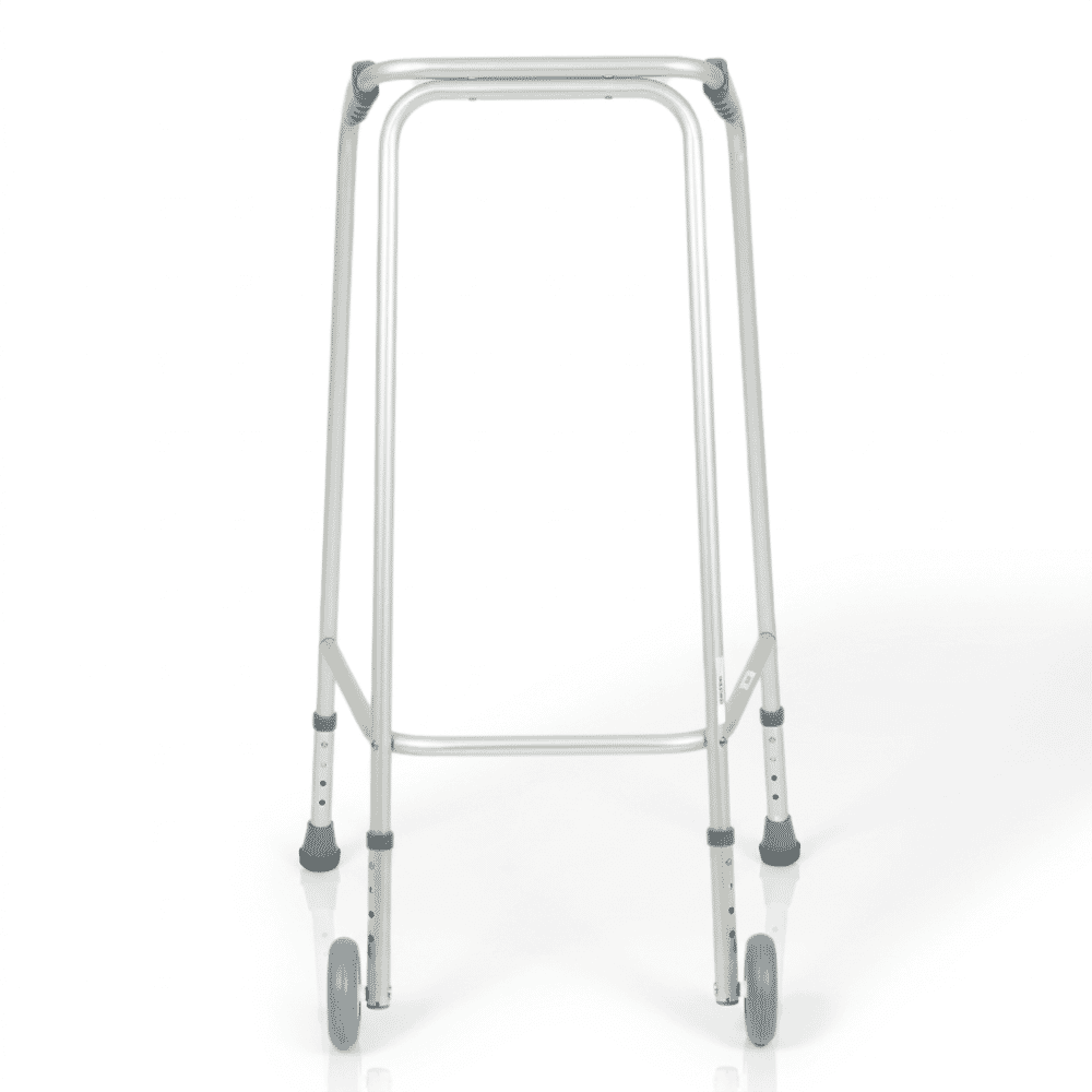days height adjustable wheeled walking frame standard large