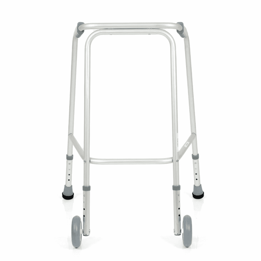 days height adjustable wheeled walking frame standard small