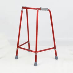 Days Red Walking Frames - Adjustable Height - Standard, Large