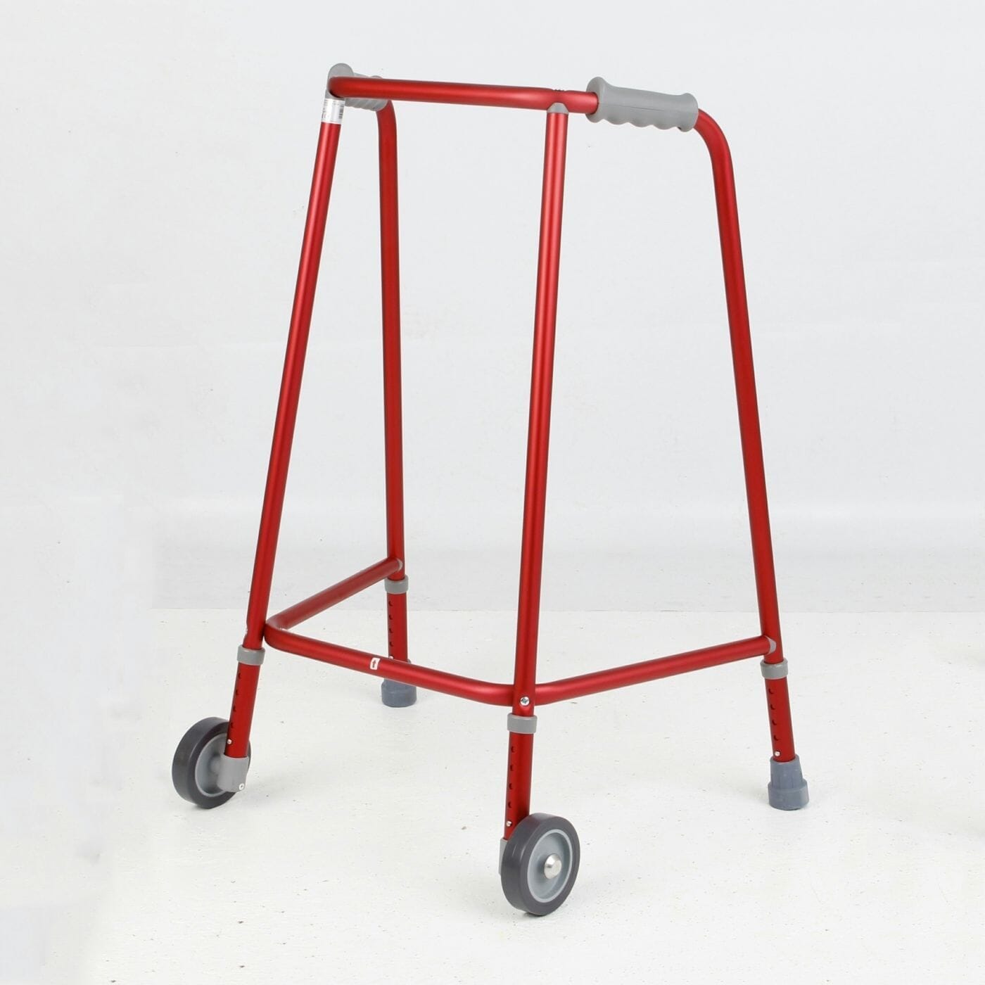 View Days Red Wheeled Walking Frames Adjustable Height Standard Medium 313435 information