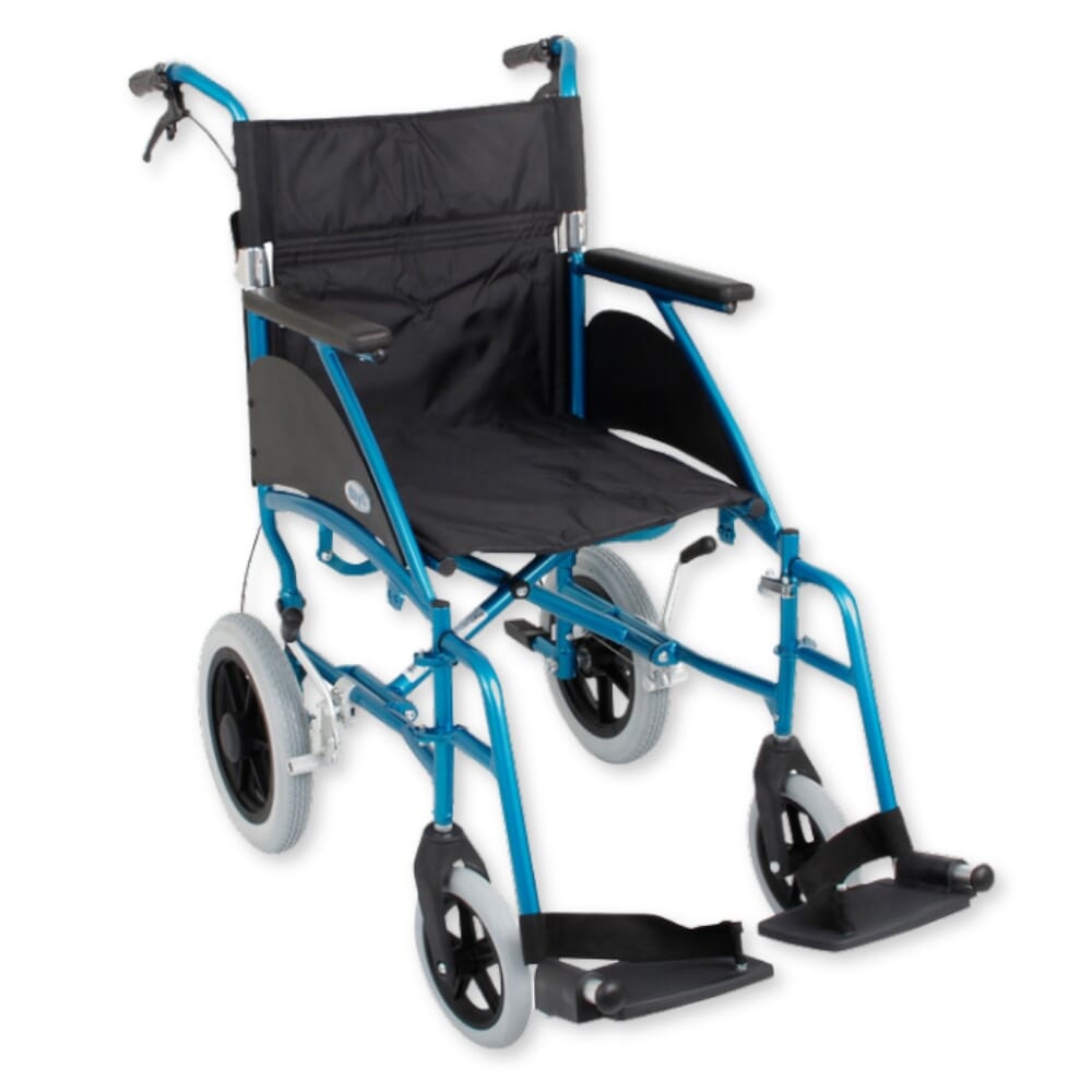 View Days Swift Attendant Propelled Wheelchairs Days Swift Attendent Propelled Wheelchairs Seat width 41cm 16 Turquoise information