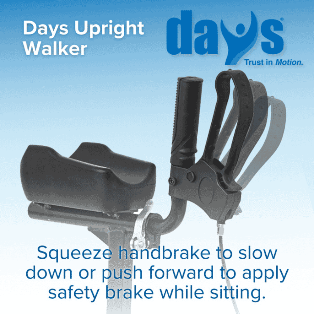 days upright walker brake lever