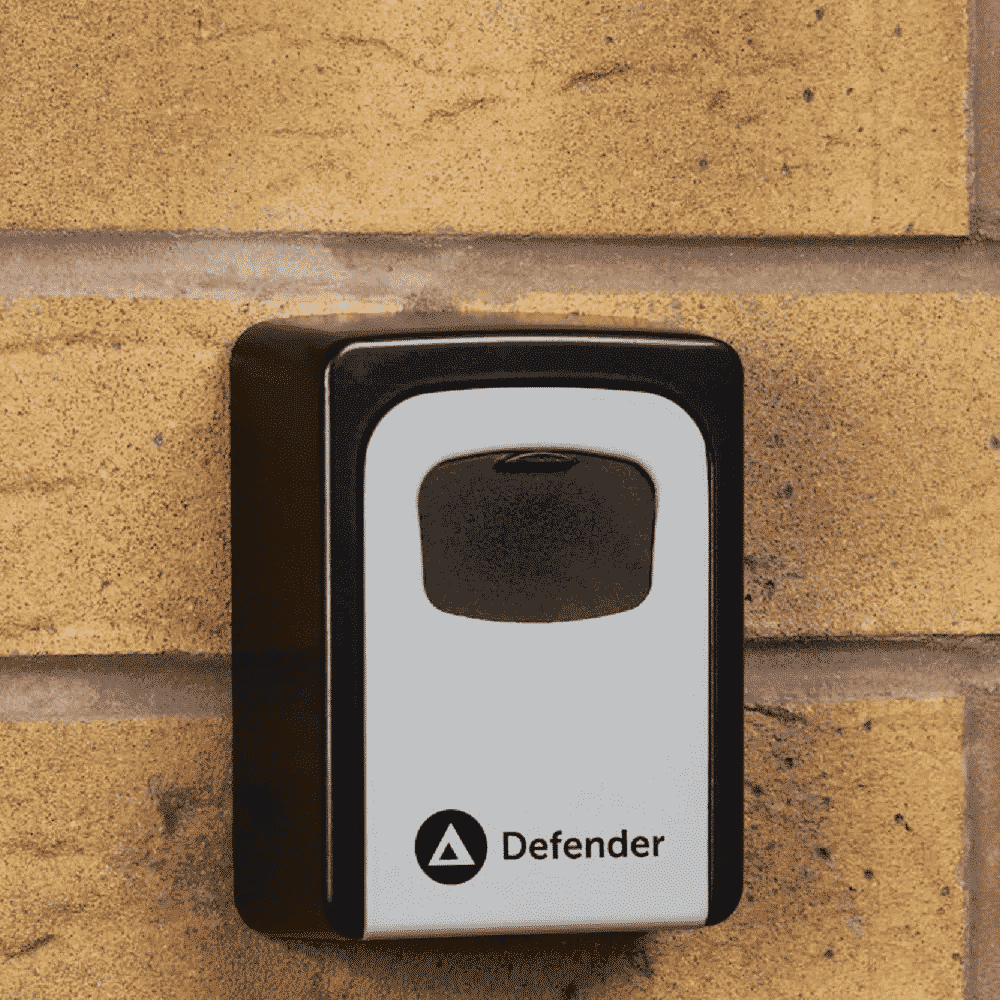 defender combination key safe wall mounted