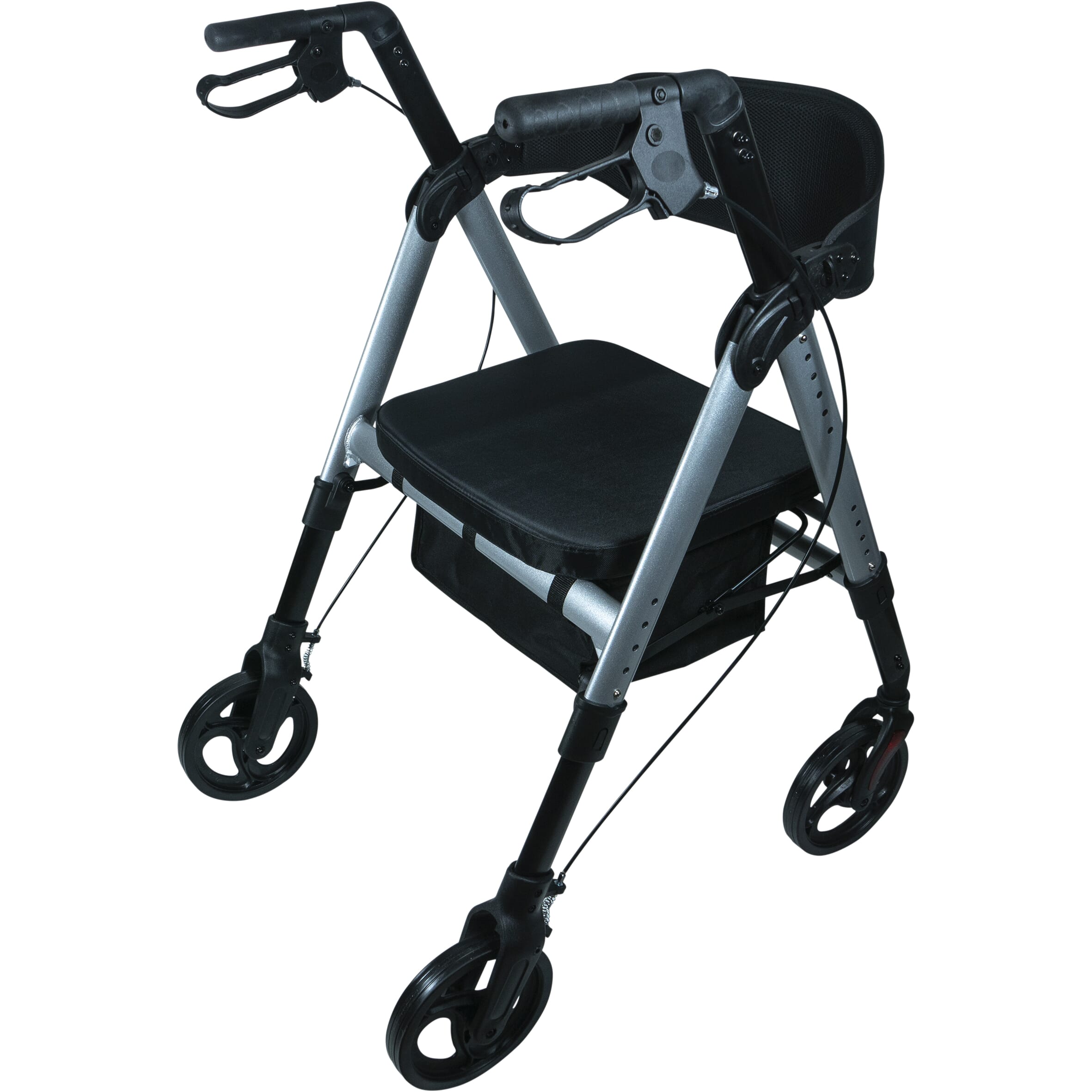 deluxe bariatric four wheeled rollator 1
