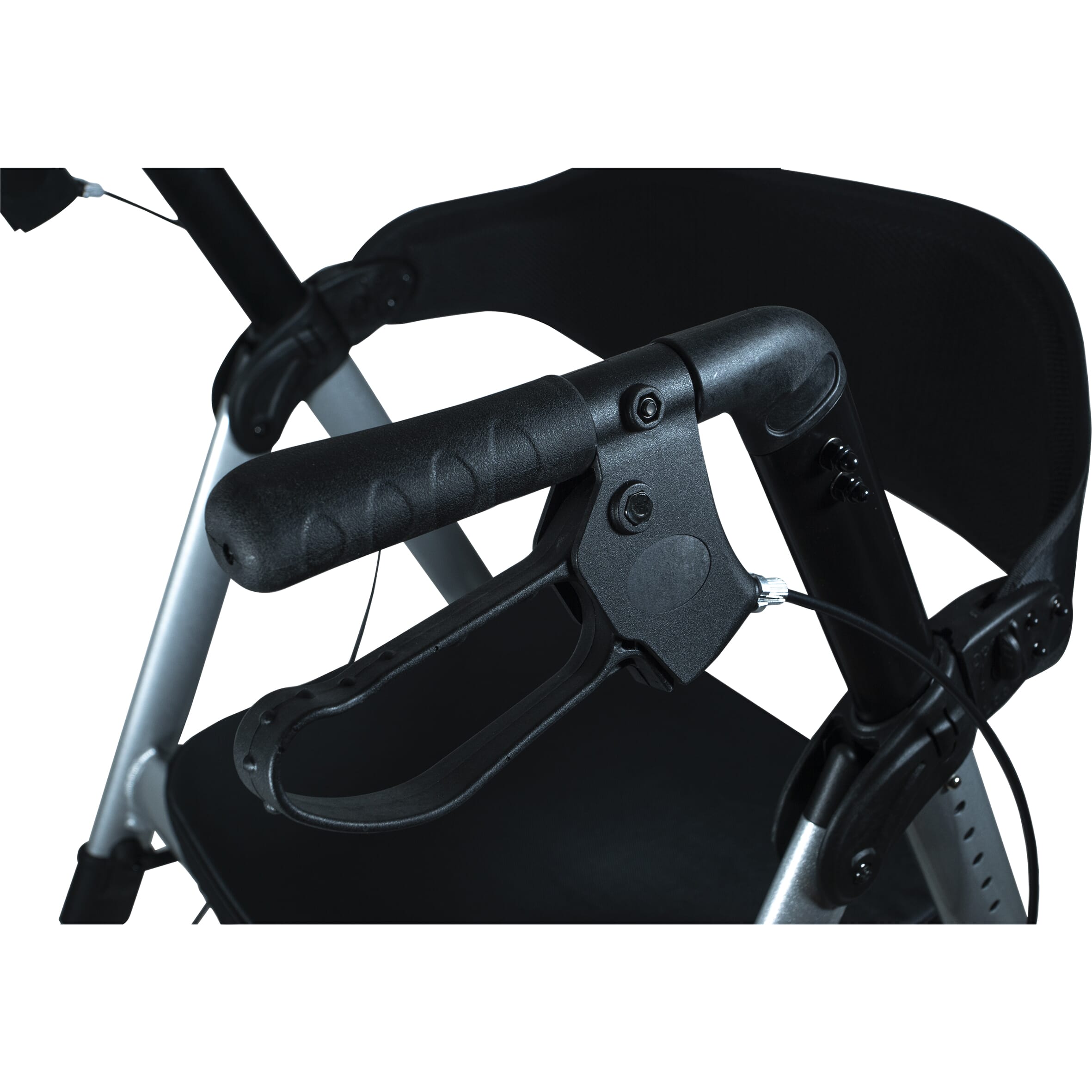 deluxe bariatric four wheeled rollator 5