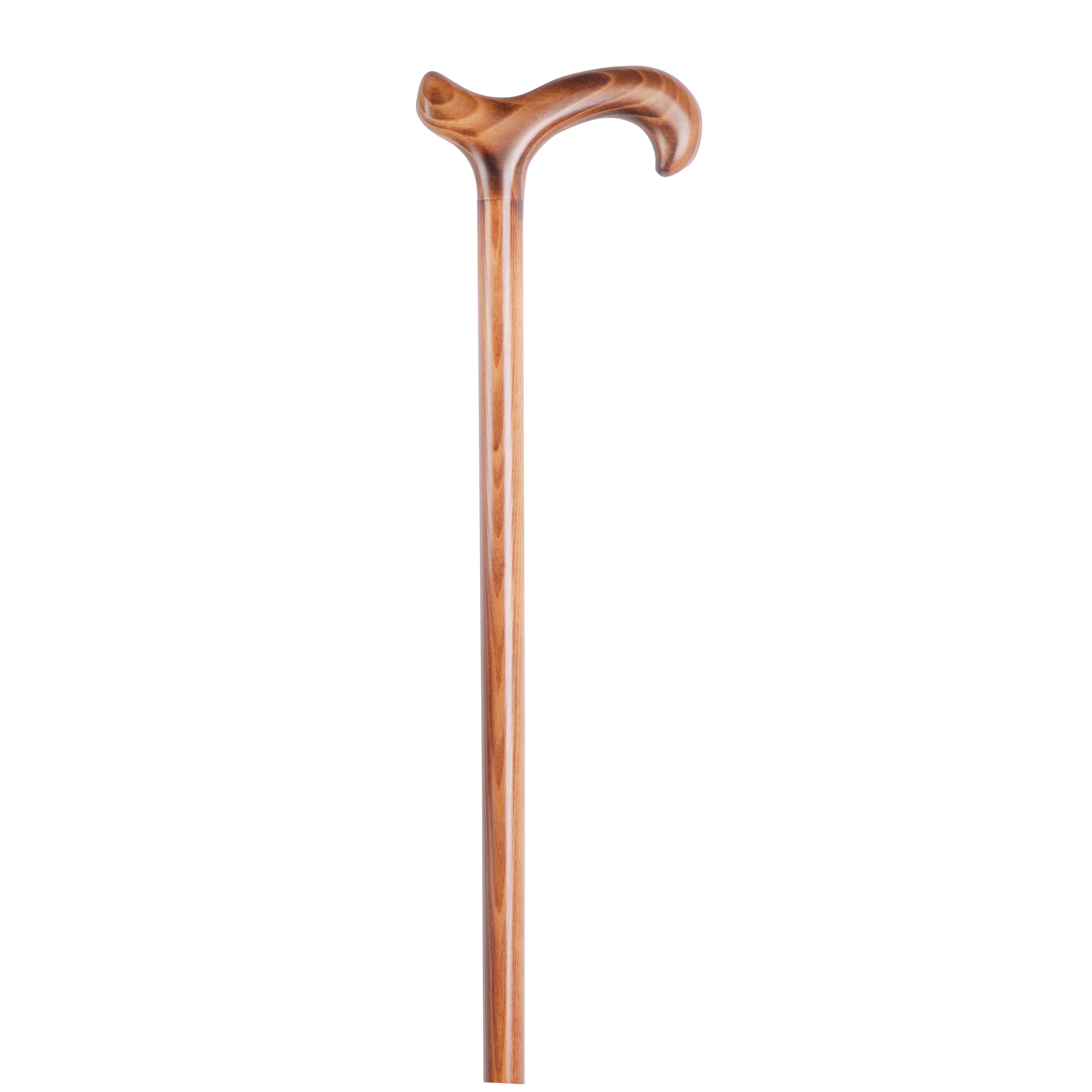 deluxe derby wooden walking stick flame scorched