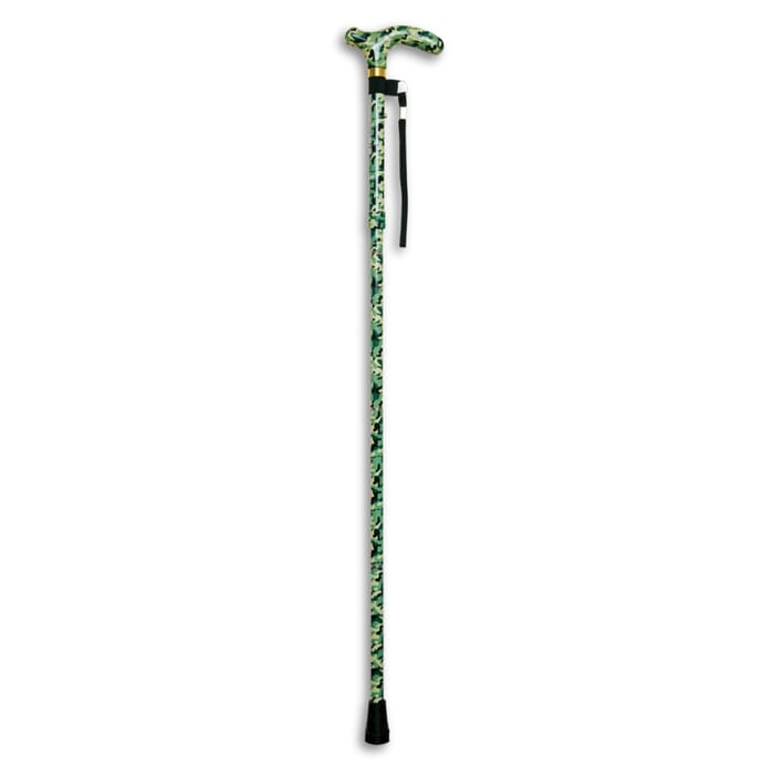 deluxe folding walking cane camoflauge