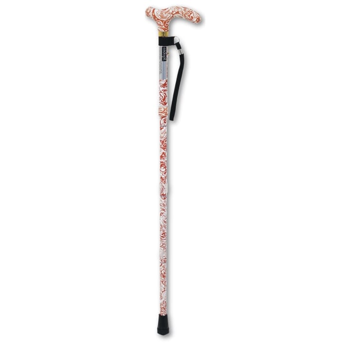 deluxe folding walking cane oriental