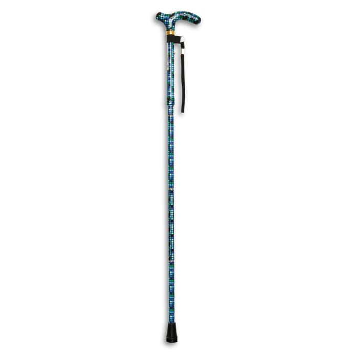 deluxe folding walking cane tile