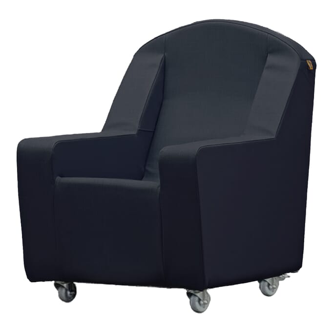 deluxe kirton stirling chair black dartex black vinyl