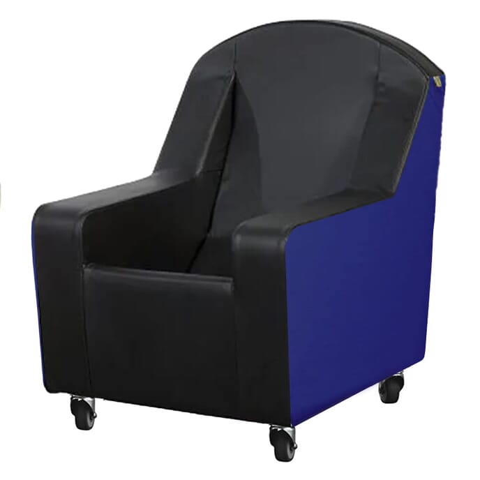 deluxe kirton stirling chair black dartex caversham vinyl