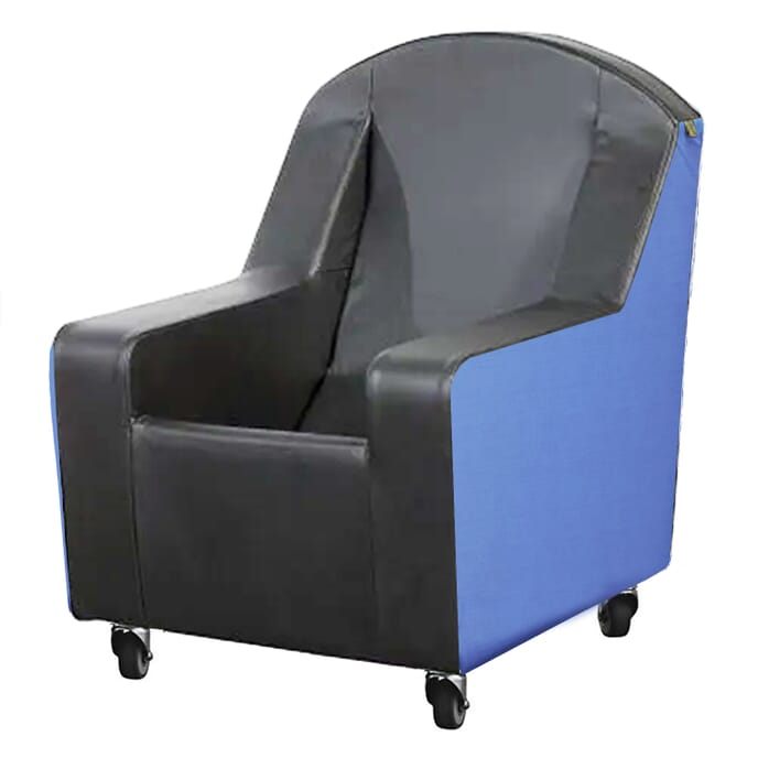 deluxe kirton stirling chair graphite dartex boxford vinyl