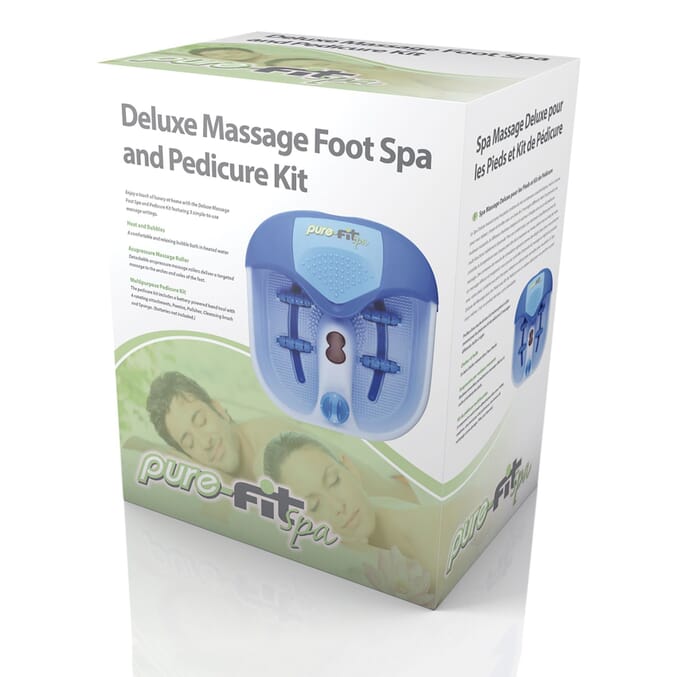 deluxe massage foot spa and pedicure kit1