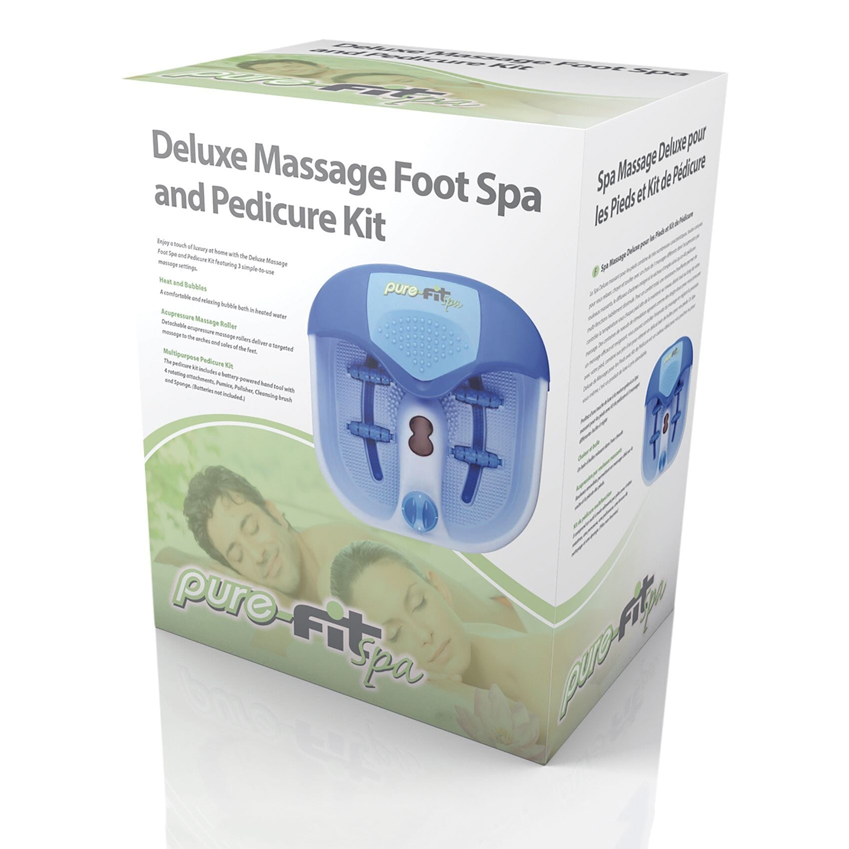 Deluxe Massage Foot Spa and Pedicure Kit
