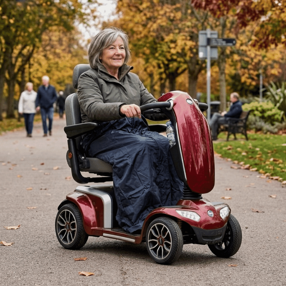 deluxe mobility scooter cosy lifestyle