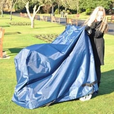 Deluxe Navy Waterproof Scooter Cover - X Large