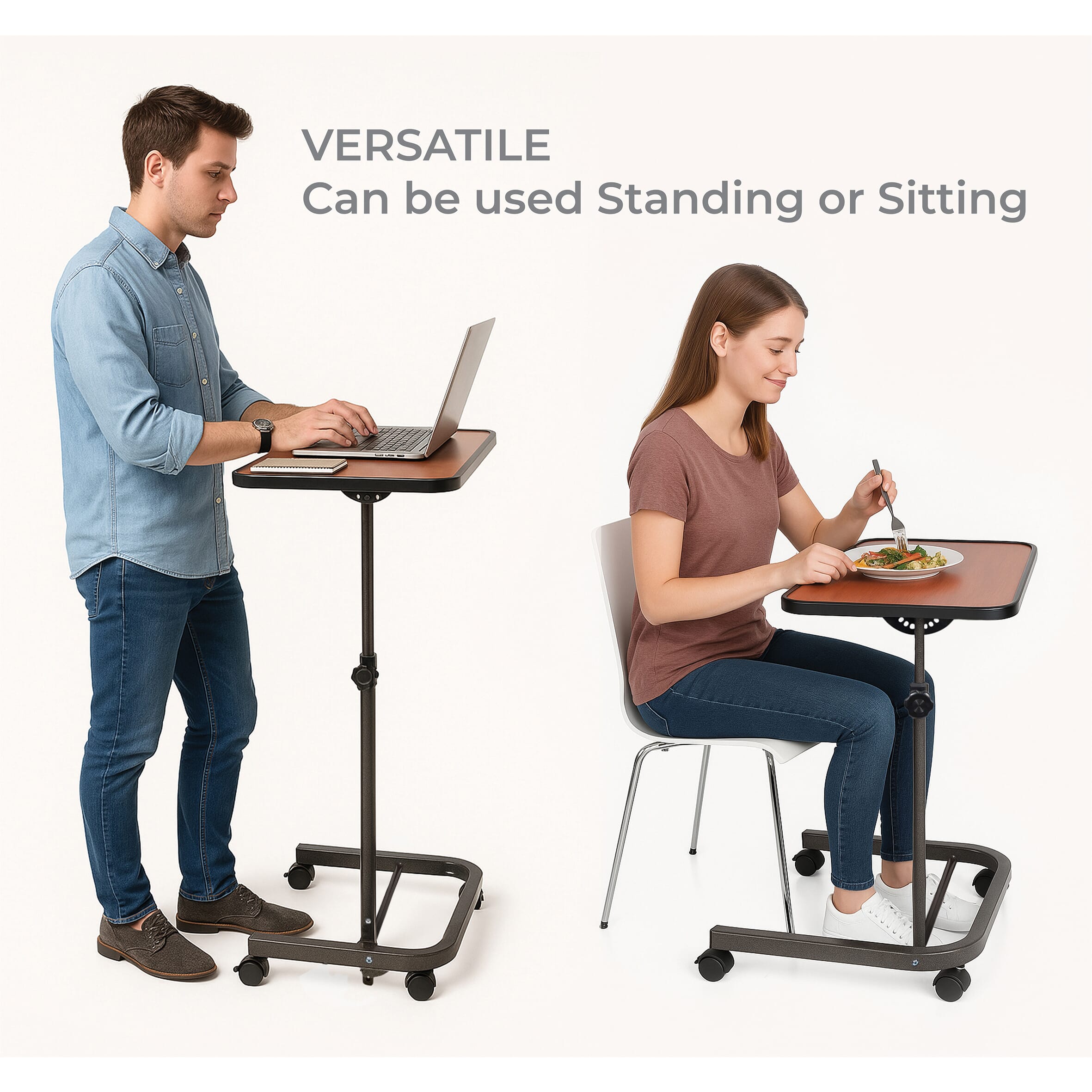 deluxe over chair table with wheels 6