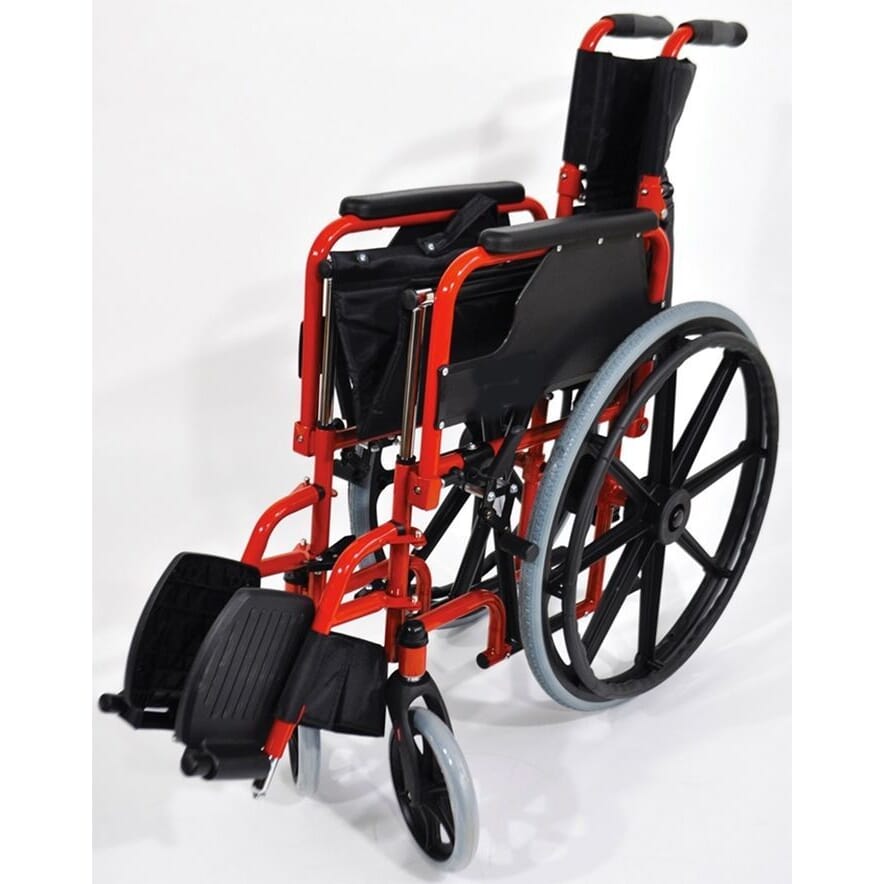 deluxe self propelled steel wheelchair3