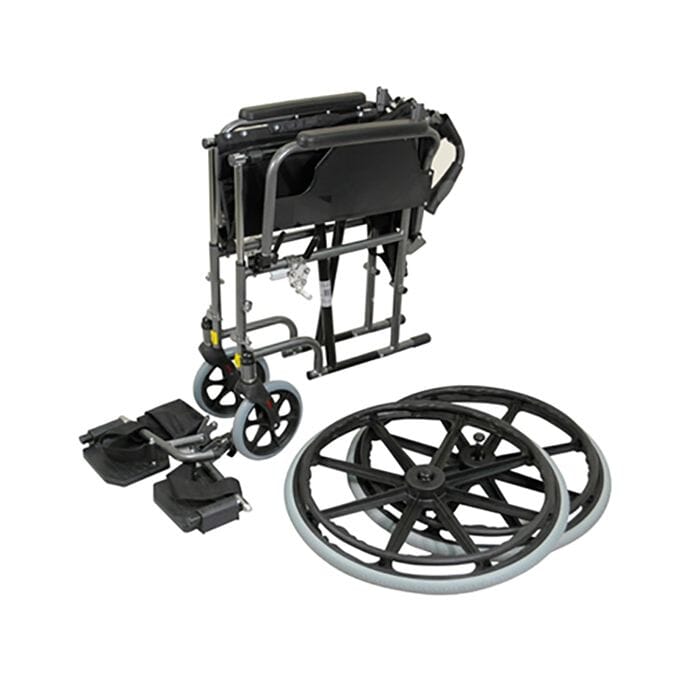 deluxe self propelled steel wheelchair4