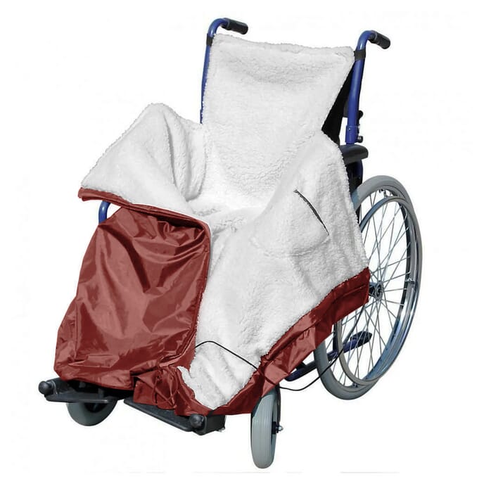 deluxe wheelchair cosy burgundy standard