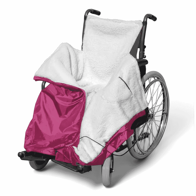 deluxe wheelchair cosy pink