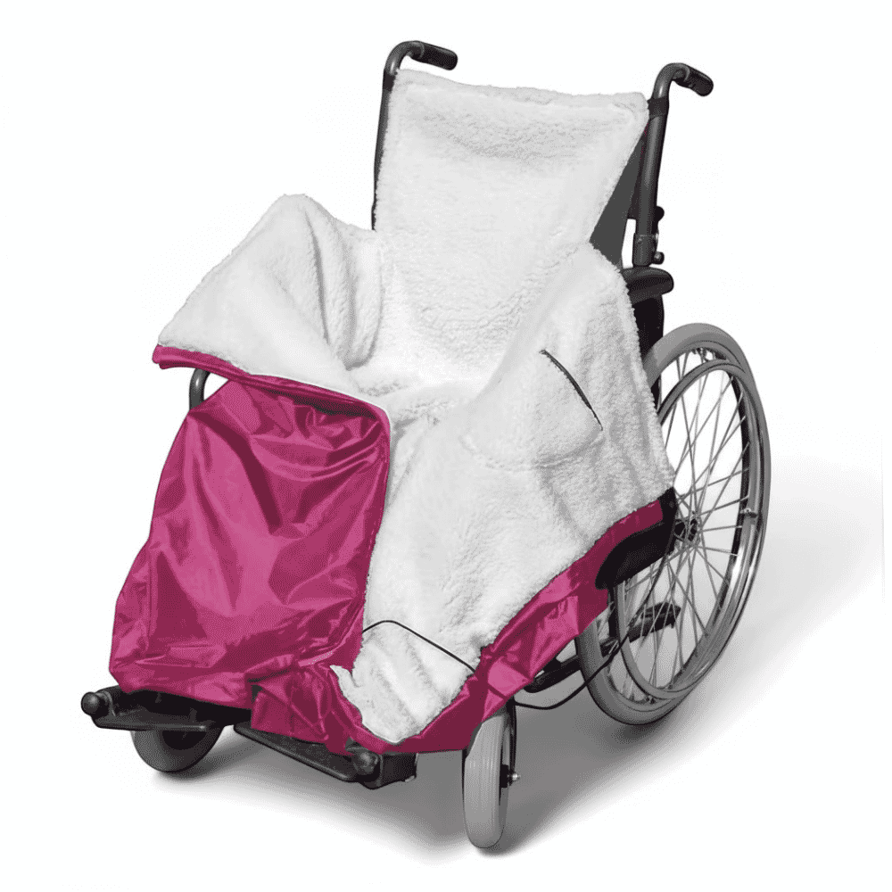 deluxe wheelchair cosy pink