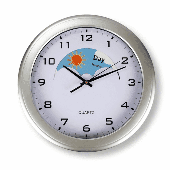 dementia care day and night clock