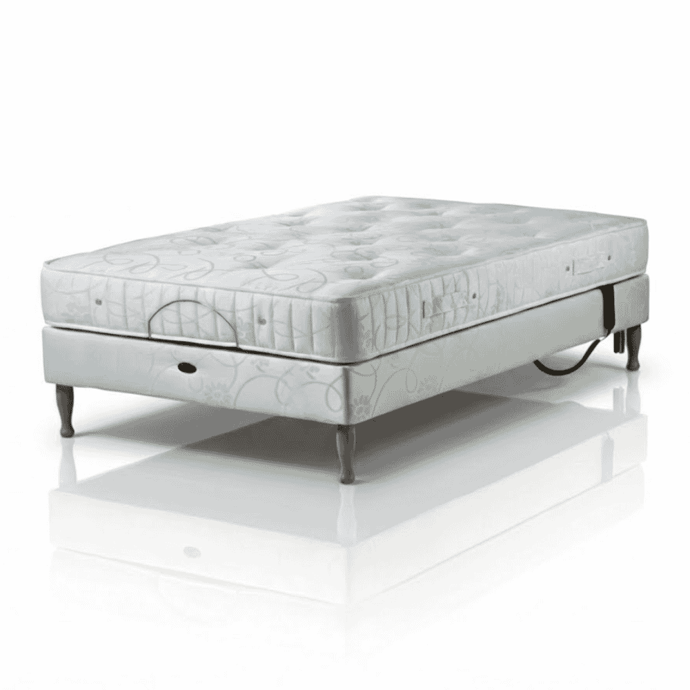 devon adjustable double divan bed with pocket sprung mattress