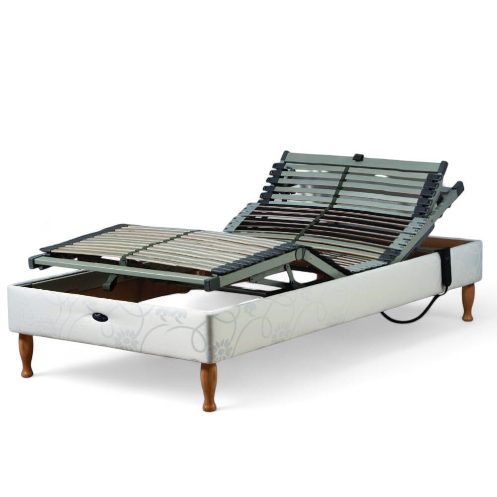 devon adjustable small double divan bed