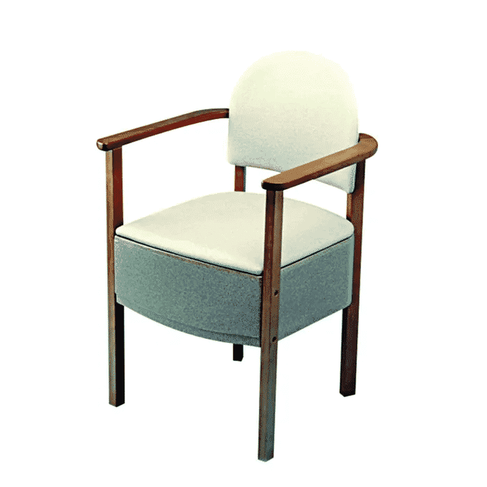 Devon Commode Oatmeal + Walnut Finish