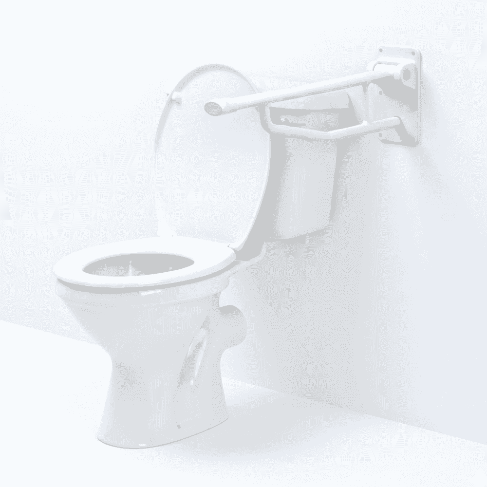 Devon Elite Folding Toilet Support Rail