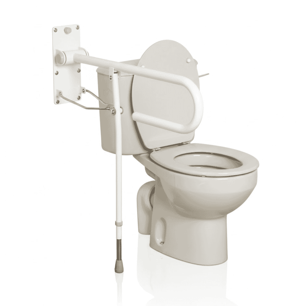 Devon Toilet Rail with Folding Leg