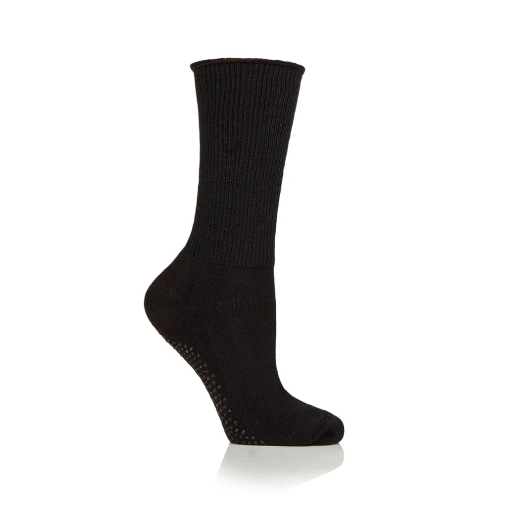 diabetic slipper socks 3 pairs size 12 14 black