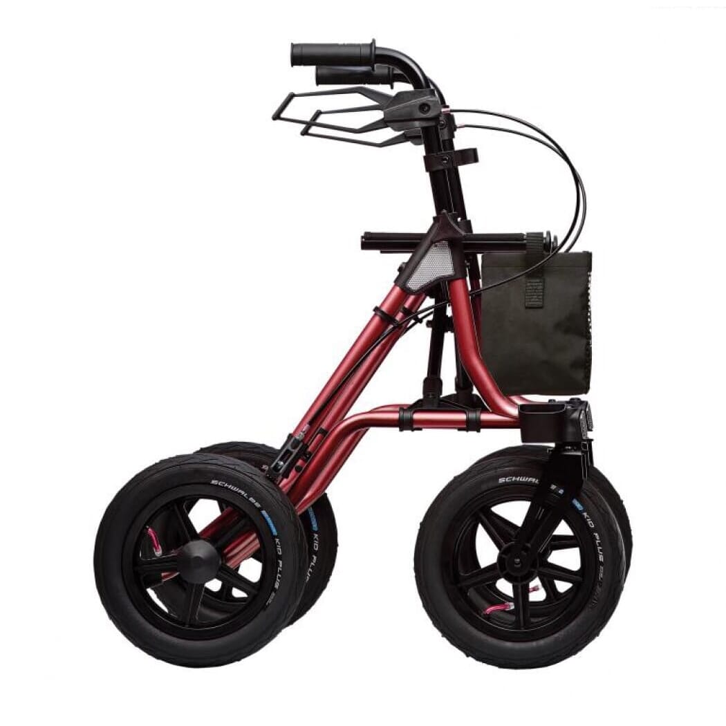 dietz taima xc outdoor rollator side on