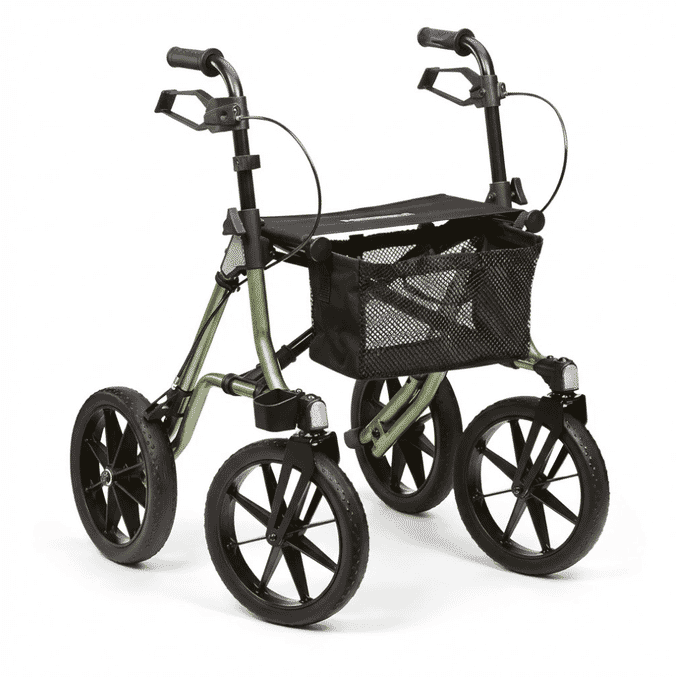dietz taima xc outdoor rollator solid tyres